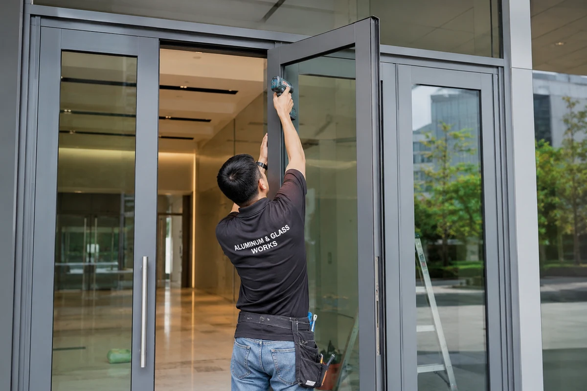 Aluminum & Glass Works in Qatar