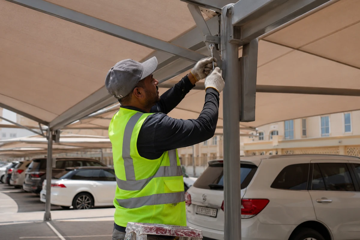 Car Parking Shed Maintenance in Qatar